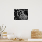 Poster "Mimes in the Plaza" de Rick Waldroup (Cuisine)