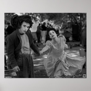 poster "Mimes in the Plaza" van Rick Waldroup