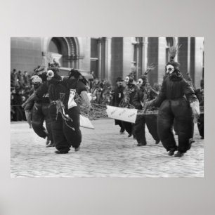 Poster Mimes Parade, Philadelphie, 1909