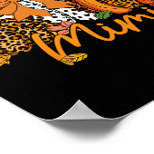 Poster Mimi Thanksgiving Leopard Citrouille Coquette Bow  (Coin)