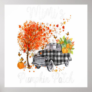 Poster Mimis Citrouille Patch Truck Art, Mimi Happy