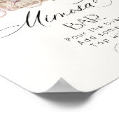 Poster Mimosa bar Elégante Provence Hors du marché (Coin)