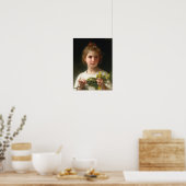 Poster Mimosa par William Bouguereau (Cuisine)