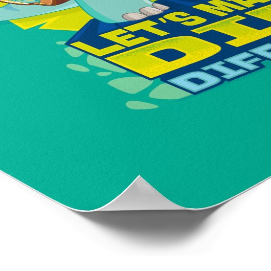 Poster Min & Clover | Faire la différence entre les dinde (Coin)