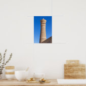 Poster Minaret Kalyan - Bukhara, Ouzbékistan (Cuisine)