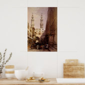 Poster Minarets & Entrée de Metwaleys Roberts/Haghe Art (Cuisine)