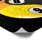 Poster Mind Game Billard Snooker Cue Stick Pool Billiard (Coin)