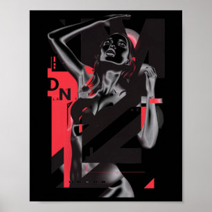 Poster Mind Over - Art Graphique - Abstrait - Design de r