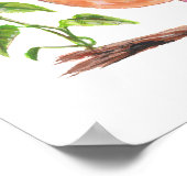 Poster Mindanao hémorragie cardiaque endémique Bird Phili (Coin)