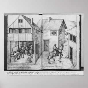 Poster Mine argentée des Croix-aux.-Mines de La, Lorraine