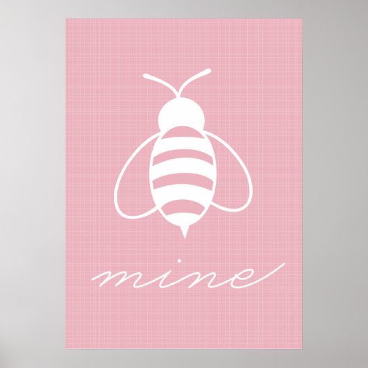 Poster Mine d'abeilles (Devant)