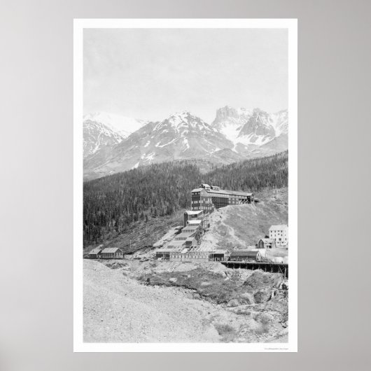 Poster Mine de cuivre Bonanza Alaska 1916 (Devant)