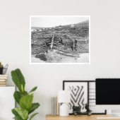 Poster Mine d'or d'Anvil Creek Alaska 1916 (Bureau à domicile)