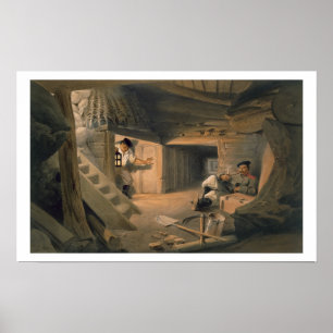 Poster Mine of the Bastion du Mat, plate from 'The Seat