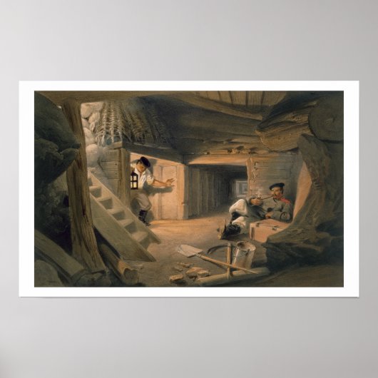 Poster Mine of the Bastion du Mat, plate from 'The Seat (Devant)