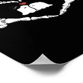 Poster Mine, Valentines Classic - Squelette Mains Entendr (Coin)