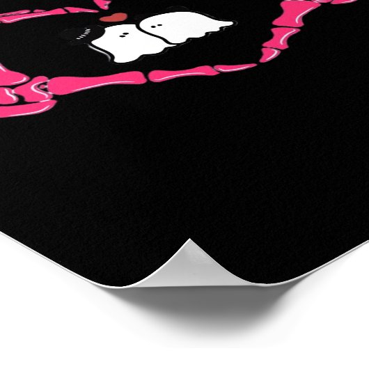 Poster Mine, Valentines Classic - Squelette Mains Entendr (Coin)