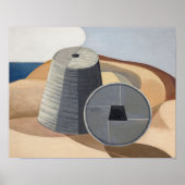 Poster Mineral Objects (1935) par Paul Nash (Devant)