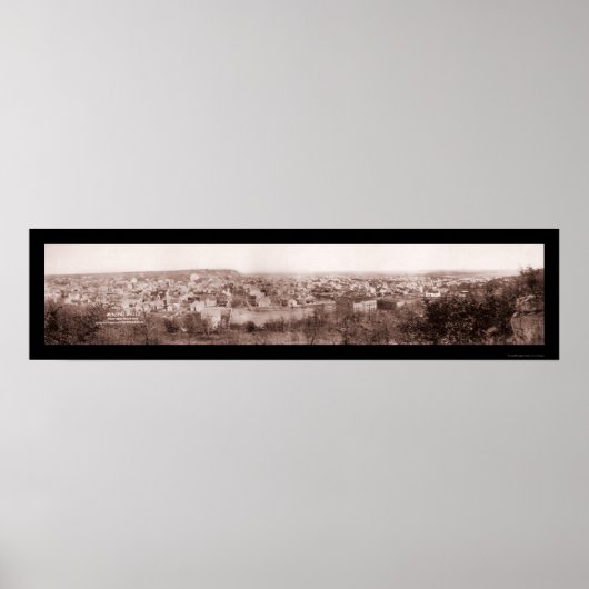Poster Mineral Wells TX Scene Photo 1906 (Devant)