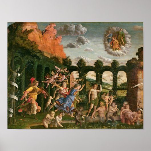 Poster Minerva pourchasser les vices (Devant)