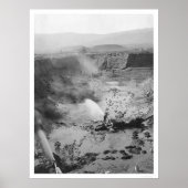 Poster Mines d'or hydraulique Alaska 1912 (Devant)