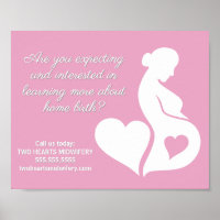 Mineure Doula belle grossesse Business Pink