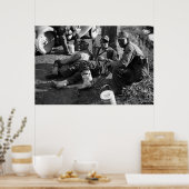 Poster Mineurs de charbon, 1935 (Cuisine)