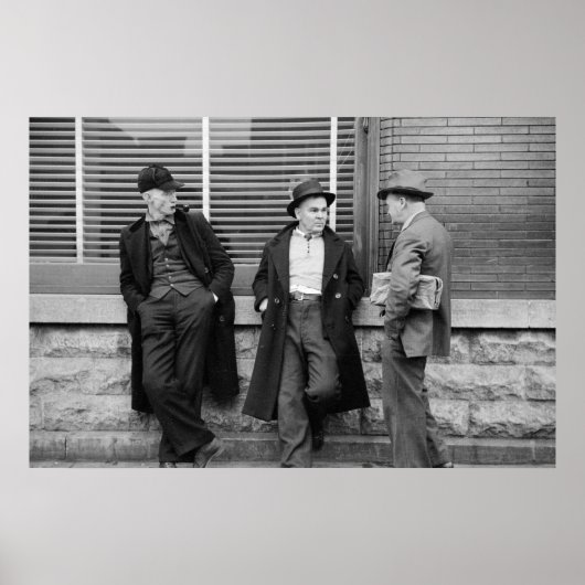 Poster Mineurs sans emploi (Devant)