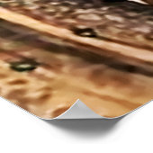 Poster Minhwa tigre et pâté sous arbre à pin (Coin)