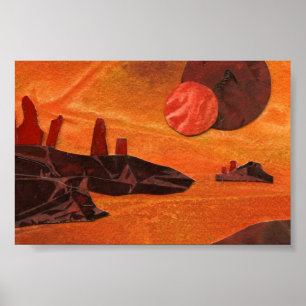 Poster Mini-affiche de science-fiction