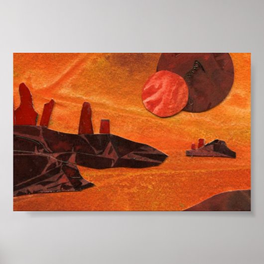 Poster Mini-affiche de science-fiction (Devant)