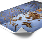 Poster Mini-affiche du paysage hivernal (Coin)
