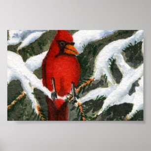 Poster Mini-affiche du paysage hivernal