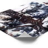 Poster Mini-affiche du paysage hivernal (Coin)