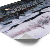 Poster Mini-affiche du paysage hivernal (Coin)