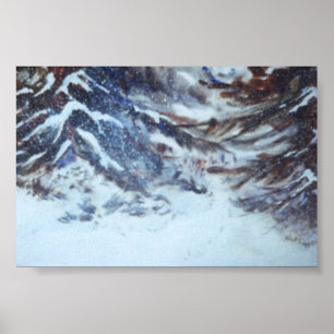 Poster Mini-affiche du paysage hivernal