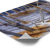 Poster Mini-affiche du paysage hivernal (Coin)