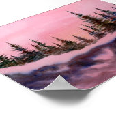 Poster Mini-affiche du paysage hivernal (Coin)