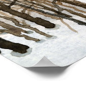 Poster Mini-affiche du paysage hivernal (Coin)