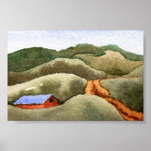 Poster Mini-affiche Paysage (Devant)