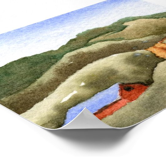 Poster Mini-affiche Paysage (Coin)