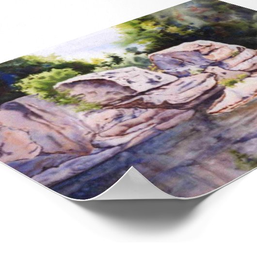 Poster Mini-affiche Waterscape (Coin)