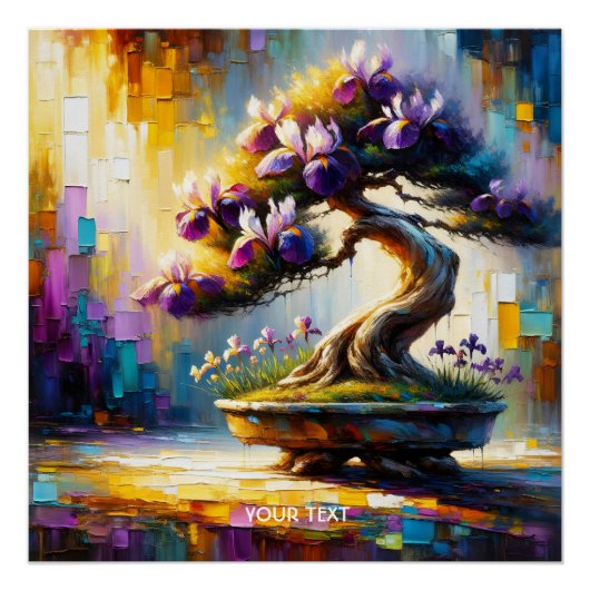 Poster Mini arbre violet mou Imaginaire (Devant)