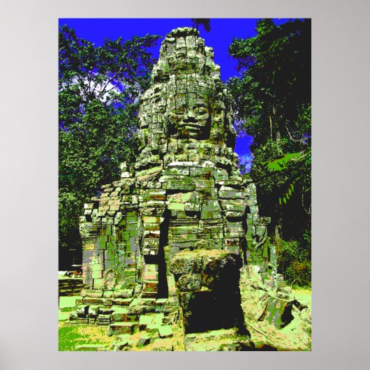 Poster Mini Bayon [Redux] ... Siem Reap, Cambodia (Devant)