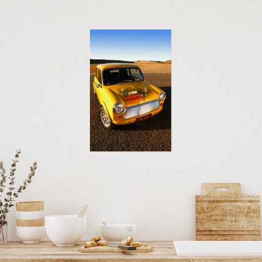 Poster Mini Cooper (Cuisine)