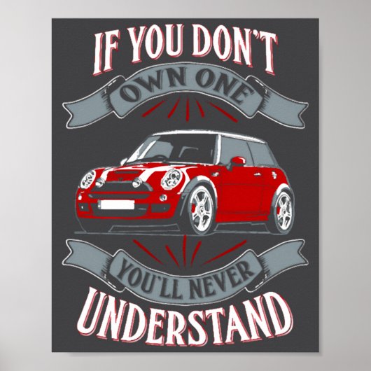 Poster Mini Cooper Mini Cooper You Dont Own One Mi  (Devant)