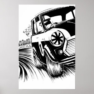 Poster Mini illustration de emballage classique