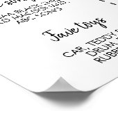 Poster Mini moderne 3 Photo Première année Jalon Signal (Coin)