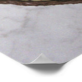 Poster Mini oeufs de Pâques dans le nid de chocolat (Coin)