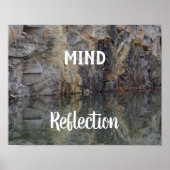 Poster Mini Reflection Rock Wall (Devant)
